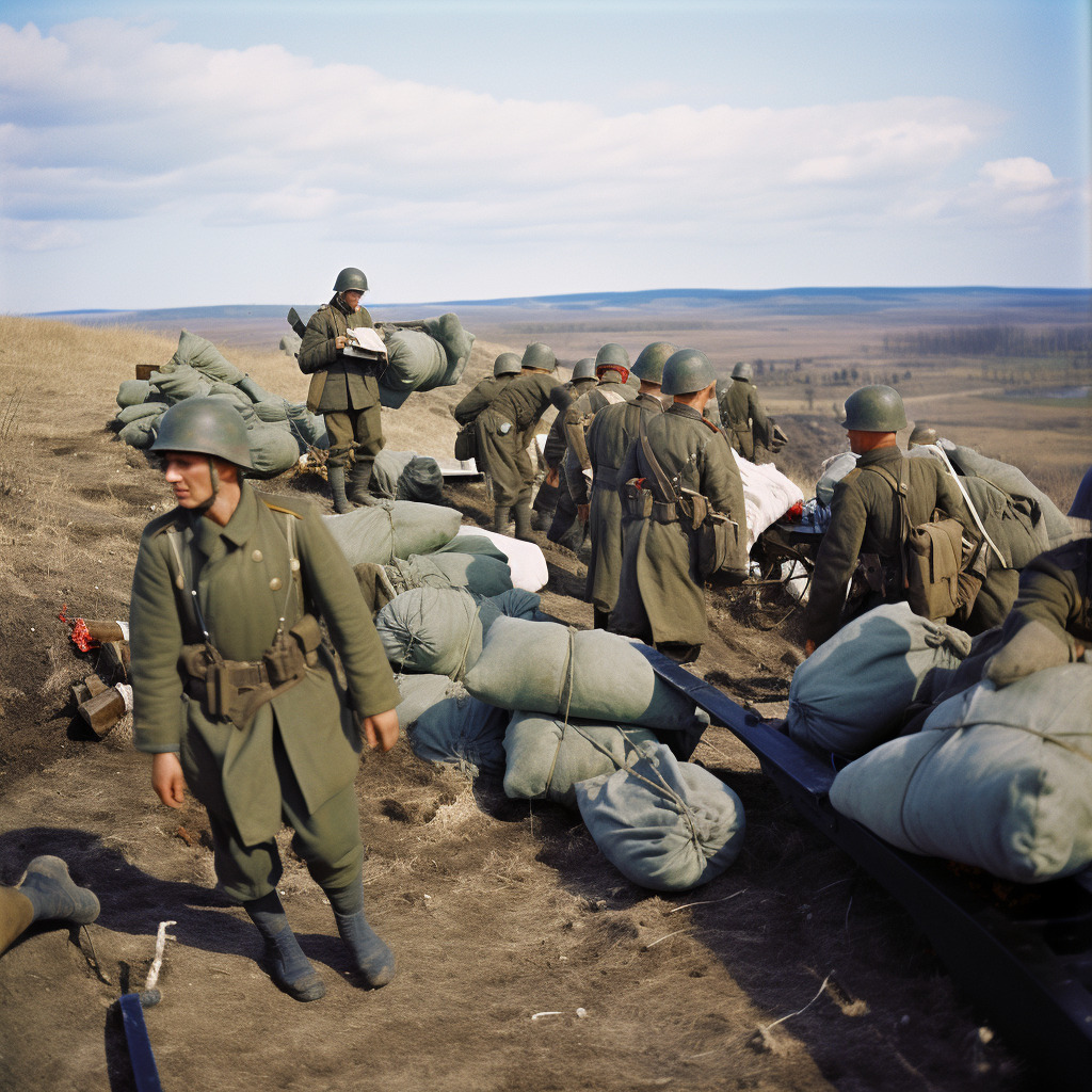 Midjourney Symbolbild russische Soldaten
