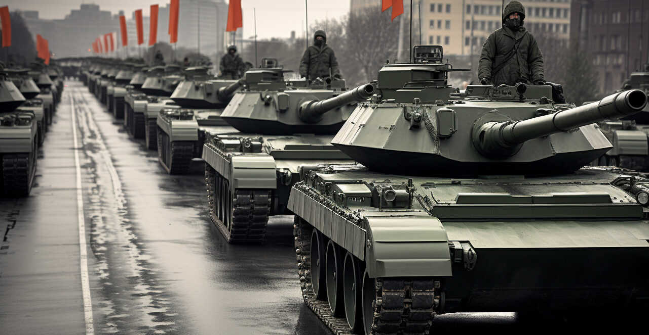 Midjourney Symbolbild Panzerparade